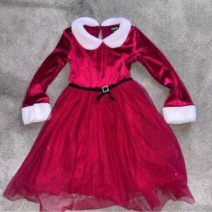 Zunie Red Velvet Holiday Santa Costume Dress